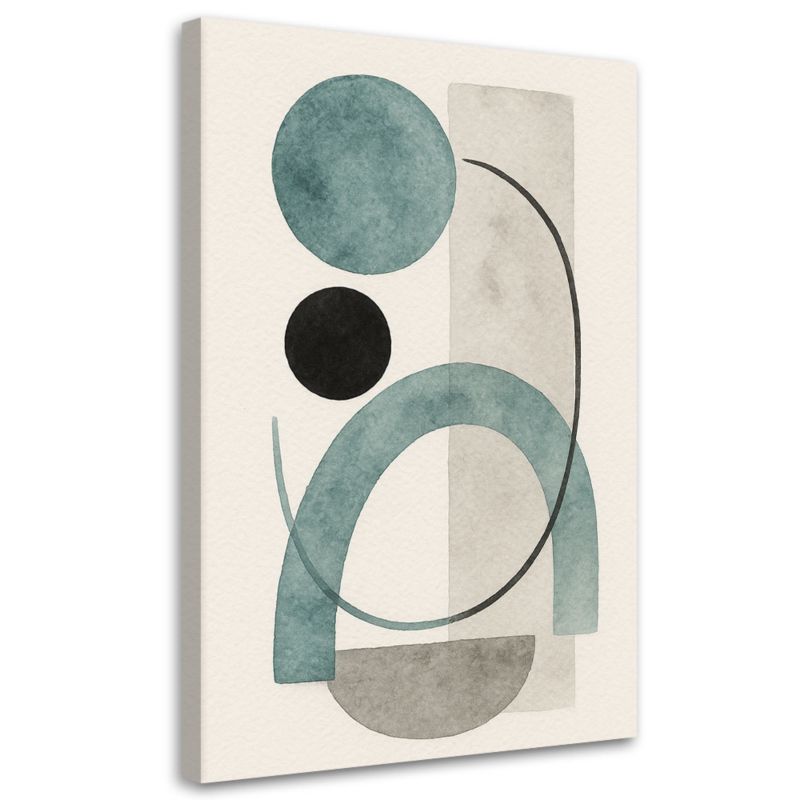 Obraz do salonu sypialni Feeby Geometryczne Kształty Akwarela 40x60cm 1szt