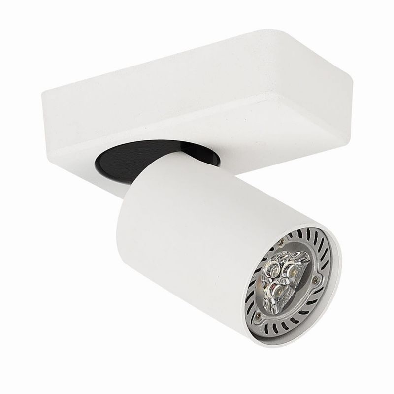 Oprawa sufitowa spot Italux Federica biały 1 x GU10 x 25W IP20 wym: 13 x 7 cm - 1 szt.