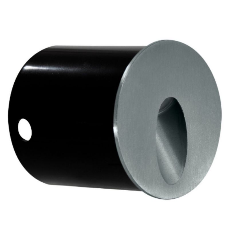 Oprawa zewnętrzna wpuszczana Polux Espo srebrny satynowy LED 3W 4000K 52lm okrągła IP54 wym: 8 x 7,7 x 7,7 cm - 1 szt.