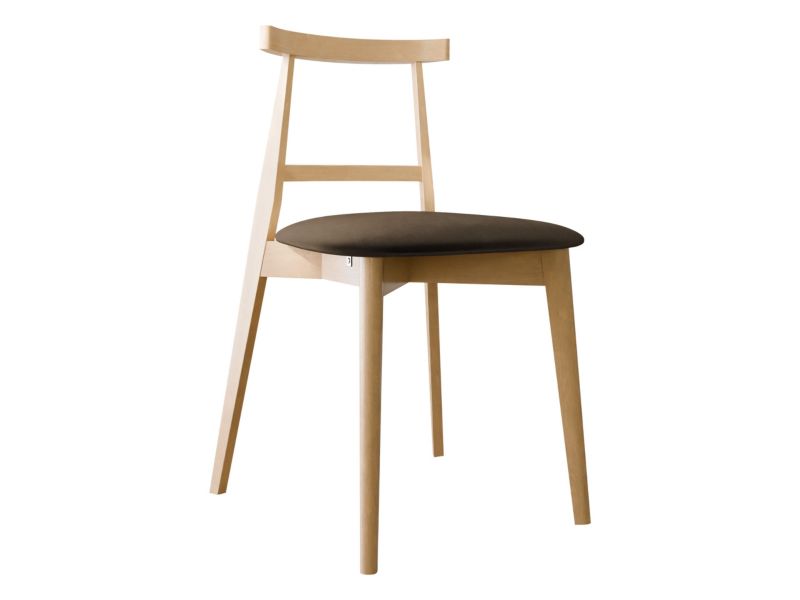 Krzesło MIRJAN 24 tapicerowane KT71 buk/ciemny 1 szt.