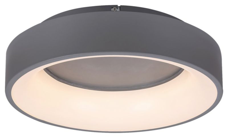 Plafon sufitowy nowoczesny Rabalux Adeline popielato-biały LED 24W 3000-6000K 1500lm IP20 wym: 12,5 x 45 x 45 cm metal - 1 szt.