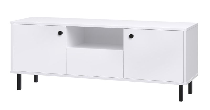 Szafka RTV Kobi Venus biała loft 1 szt.