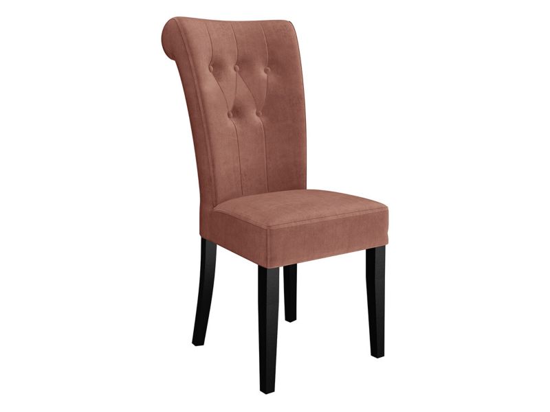 Krzesło MIRJAN 24 S65 czarny + różowy 1 szt.