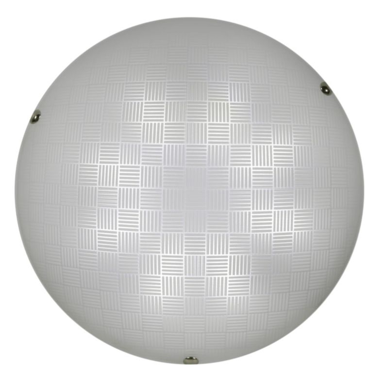 Plafon Candellux Vertico chromowany biały LED 10W 3000K 660lm IP20 wym: 9 x 30 x 30 cm szkło - 1 szt.