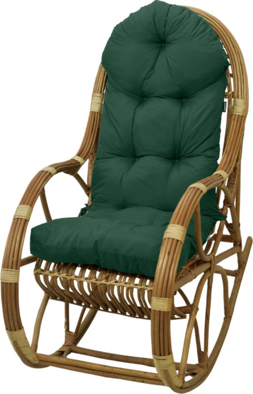 Poduszka na fotel bujany wiklinowy AMPO zielony 1 szt.