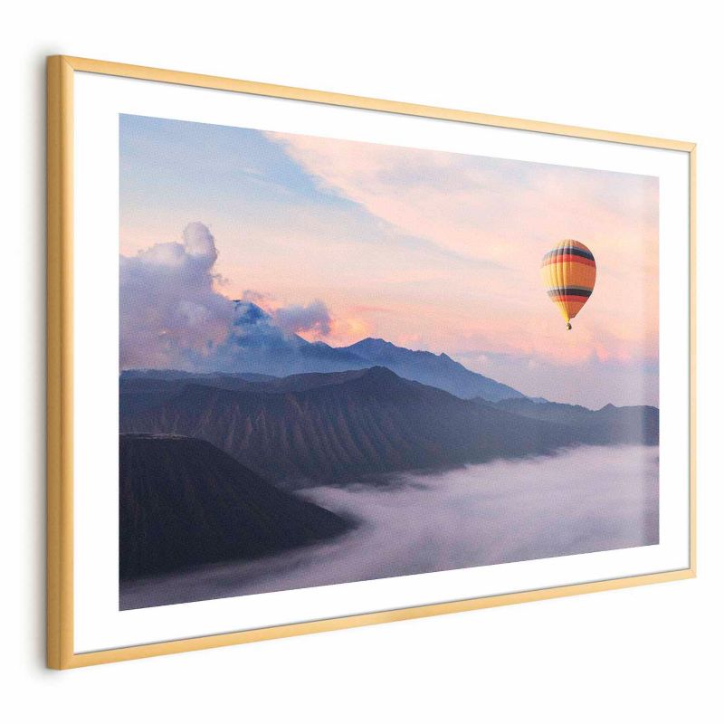 Plakat Artgeist Warto marzyć 42x29,7 cm z ramą złotą z marginesem 1 szt