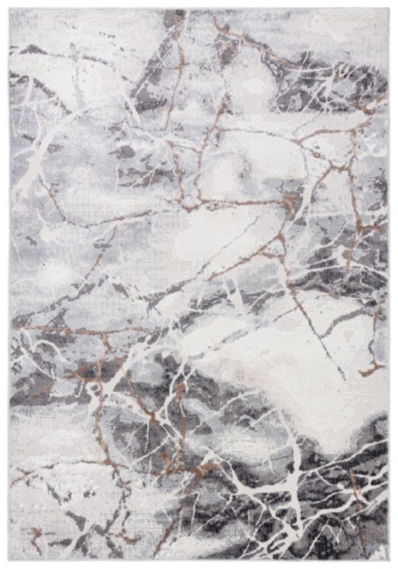 Dywan Wewnętrzny PORTLAND Prostokątny Mazovia 200 x 300 cm Grafitowy Motyw Abstrakcyjny 1 szt.