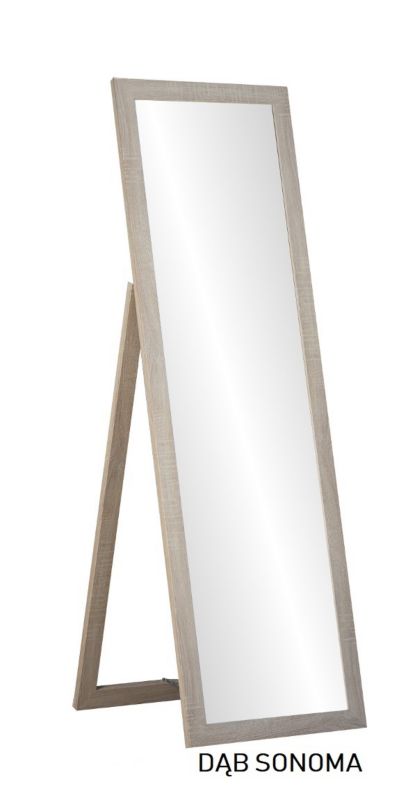 Duże lustro stojące Profilmat 170x50 rama dąb sonoma 1szt.