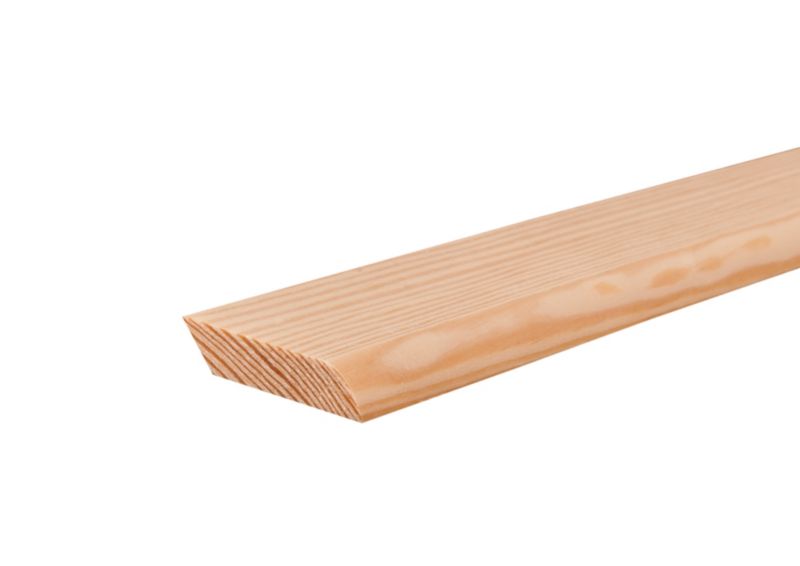 Cokół płaski bezsęczny 12 x 50 x 2500 mm sosna