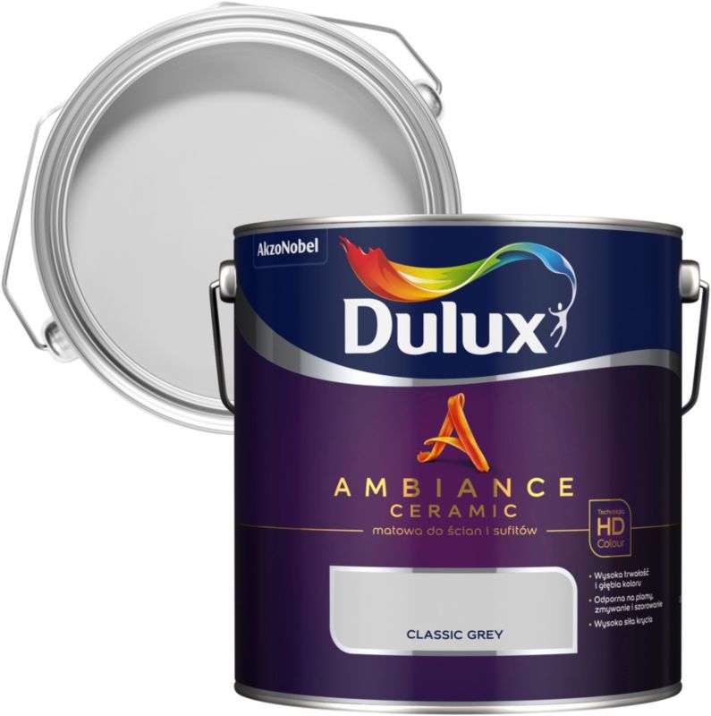 Farba Dulux Ambiance Ceramic classic grey 2,5 l
