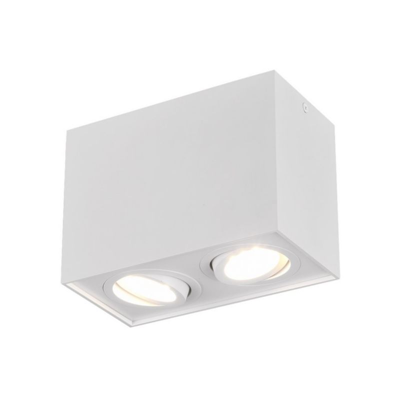 Reflektor spot Trio Biscuit biały 2 x GU10 x IP20 wym: 17,8 x 9,6 cm - 1 szt.