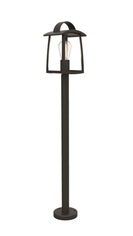 Lampa ogrodowa stojąca Lutec Kelsey czarno-biała 1 x E27 x 40W IP44 wym: 103,5 x 17 x 15 cm - 1 szt.