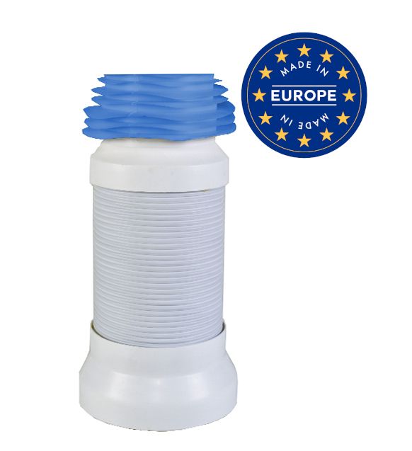 Przyłącze Domotechnika harmonijkowe do WC 110mm długość od 245 do 470 mm 1szt