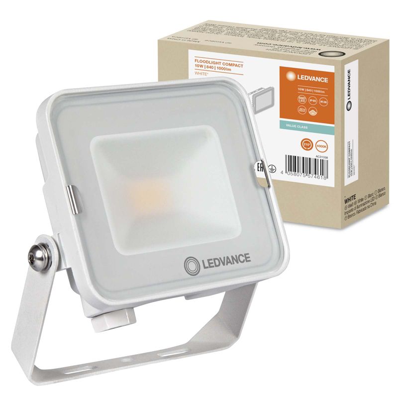Naświetlacz LED Ledvance Reflektor Zewnętrzny Lampa 10W 1000lm 4000K IP65 Biały 1 szt.