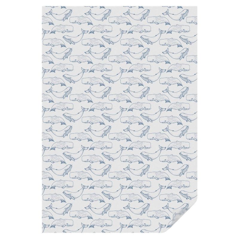 Dekoracyjna Folia Mleczna Tulup 100x146 cm Zapewnia Prywatność Eleganckie wieloryby klasyczna symetria 1 rol.