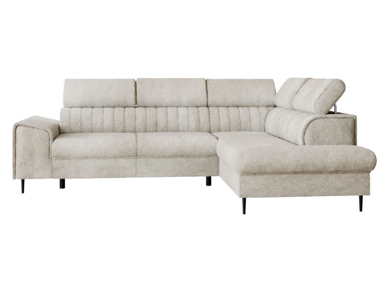 Narożnik z funkcją spania MIRJAN 24 Kadurin prawy z funkcją spania ecru 1 szt.