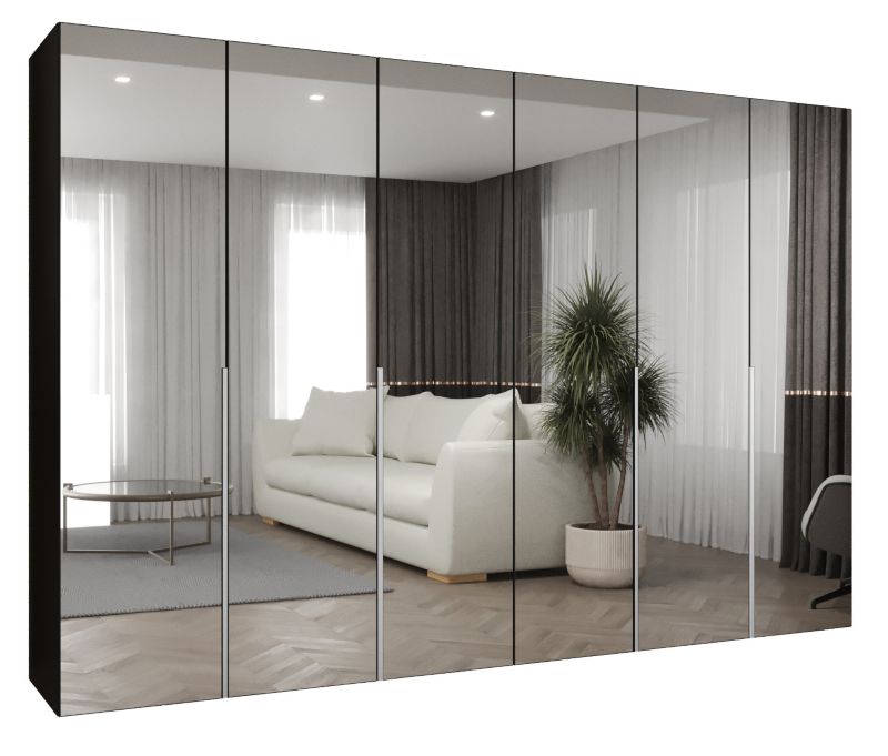 Szafa uchylna otwierana ALICANTE 3 300 wys 202 cm Czarny + Kaszmir 1 szt