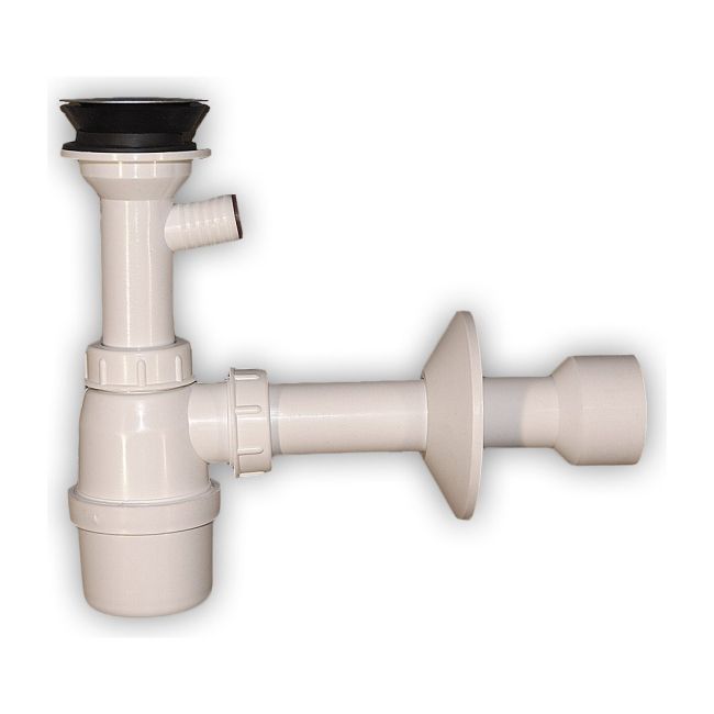 Syfon do umywalki z wyjściem na pralkę