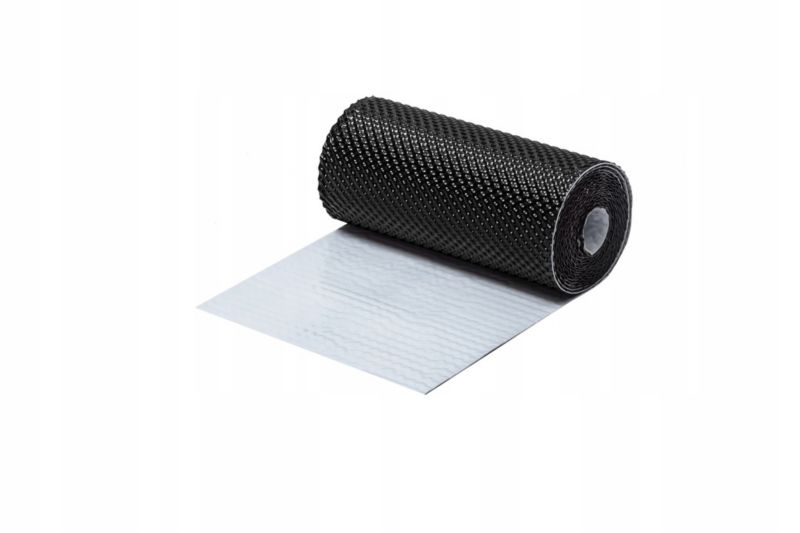 Taśma kominowa 4ROOF IZOMIN 3D 300mm 5m czarny RAL9005 Super elastyczna, odporna, super jakość 1szt.