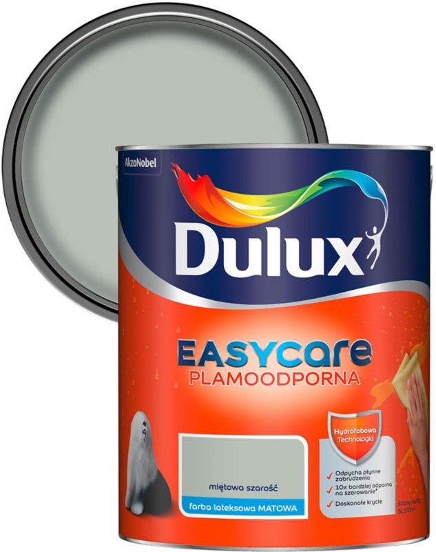 Farba Dulux EasyCare miętowa szarość 5 l