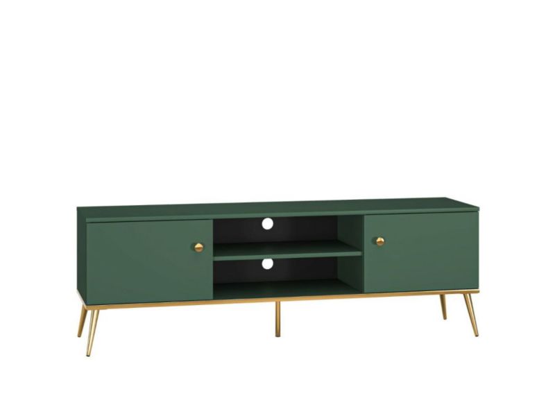 Szafka RTV ML Meble GRIN 160 zielona 1 szt.