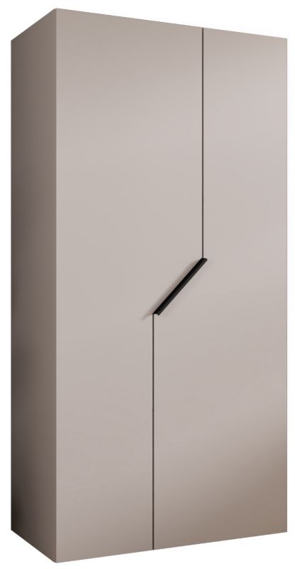 Szafa uchylna otwierana Abiks ANDREW 1 100 wys 202 cm Kaszmir + Czarny 1 szt