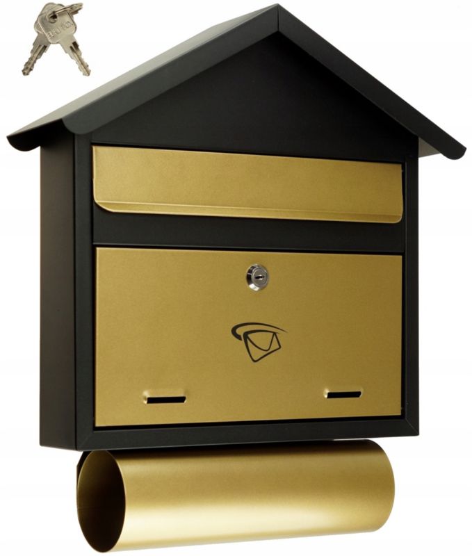 Skrzynka FEINZ Na Listy Z Kluczem Format C4 Duża Złota Premium 1 szt.