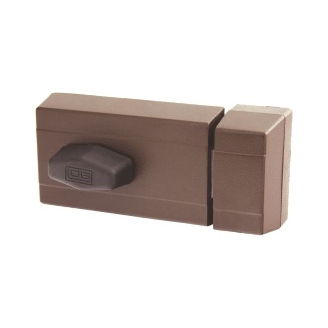 Zamek nawierzchniowy LOB TD01 z wkładką nikiel brązowy