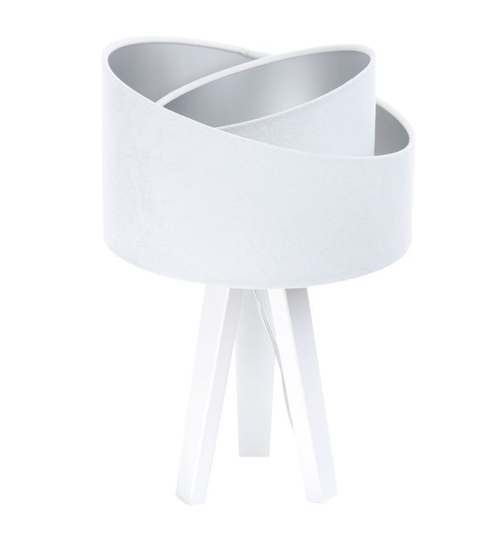 Lampa Bps Koncept stołowa GEMSTONE biała/srebrna/biała 1 szt