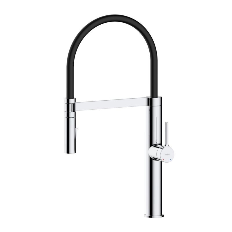 Bateria kuchenna Oltens Borga chrom z wyciąganą i obrotową wylewką perlator oszczędzający wodę 1 szt.