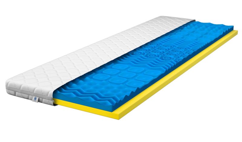 Materac piankowy Topper Visco 8 cm 180x200 masujący nakładka nawierzchniowa na materac 1 szt.