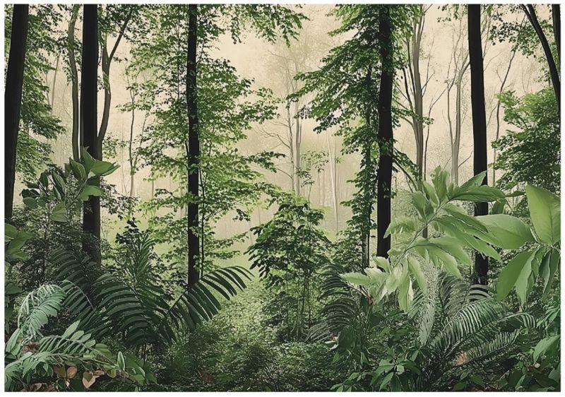 Tapeta Do Sypialni Kuchni Las WALLARENA 300x210 cm Fototapeta Na Flizelinie 1 szt.