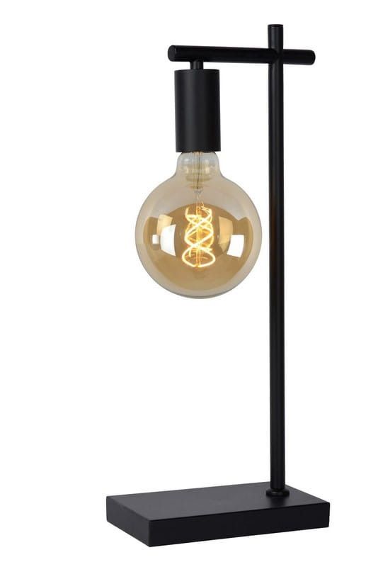 Lampa stołowa Lucide Leanne czarna 1 x E27 x 40W IP20 wym: 52 x 21 x 12 cm metal - 1 szt.