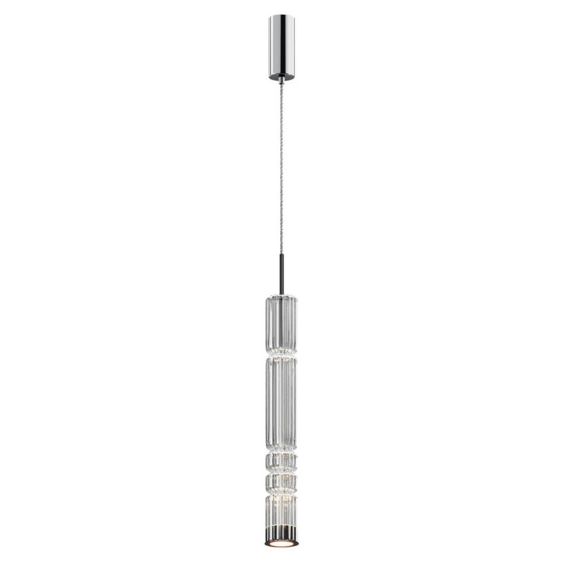 Lampa wisząca Maytoni Ordo 2348 chromowana tuba wbudowany LED 12W 1 szt.
