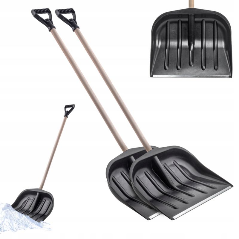 Łopata Do Śniegu KADAX Duża Solidna Łopaty szufla Okucie metal Z Trzonkiem 1szt.