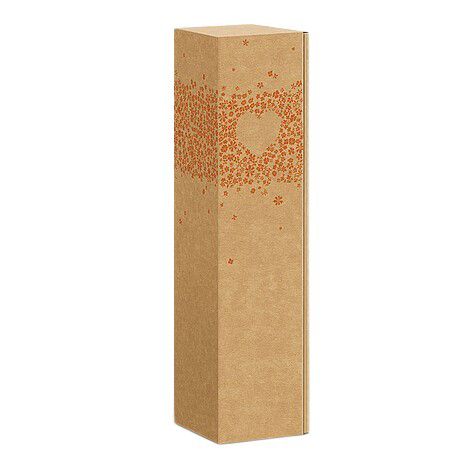 Karton prezentowy Neopak na wino 380x90x90mm Brązowe Eko 1 szt.