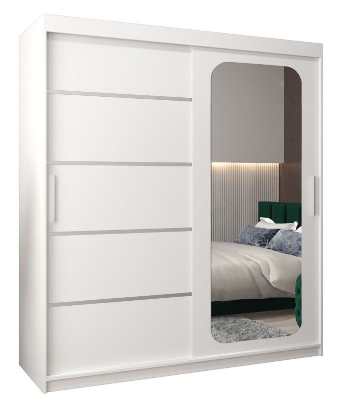 Szafa przesuwna Garderoba Abiks PROMO V2 180 biały/biały 1 szt.