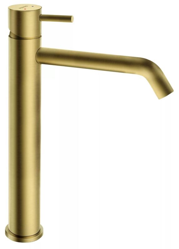 Bateria umywalkowa Ferro Ciriculus stojąca wysoka, złoty szczotkowany, 1 szt.