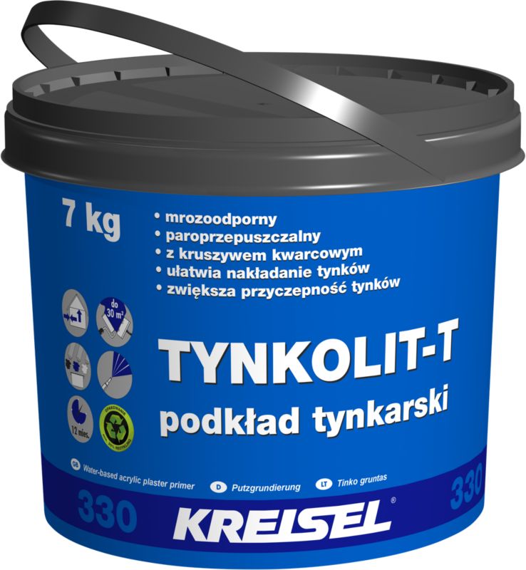 Grunt pod tynki Kreisel Tynkolit-T 330 biały 7 kg