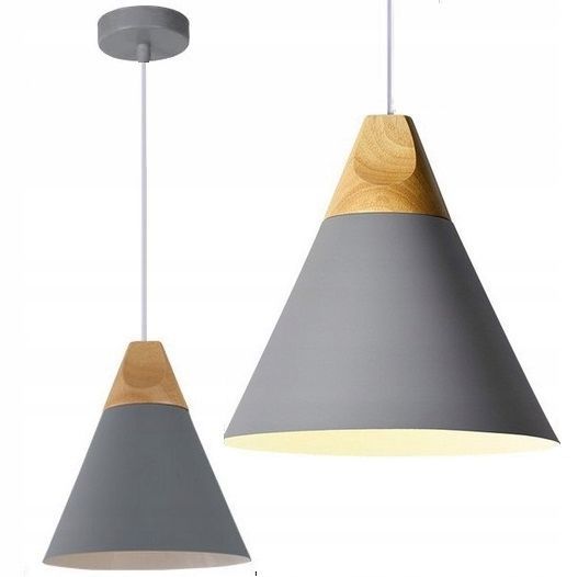 Lampa Sufitowa Wisząca Toolight App056-1Cp Scandi A Szary