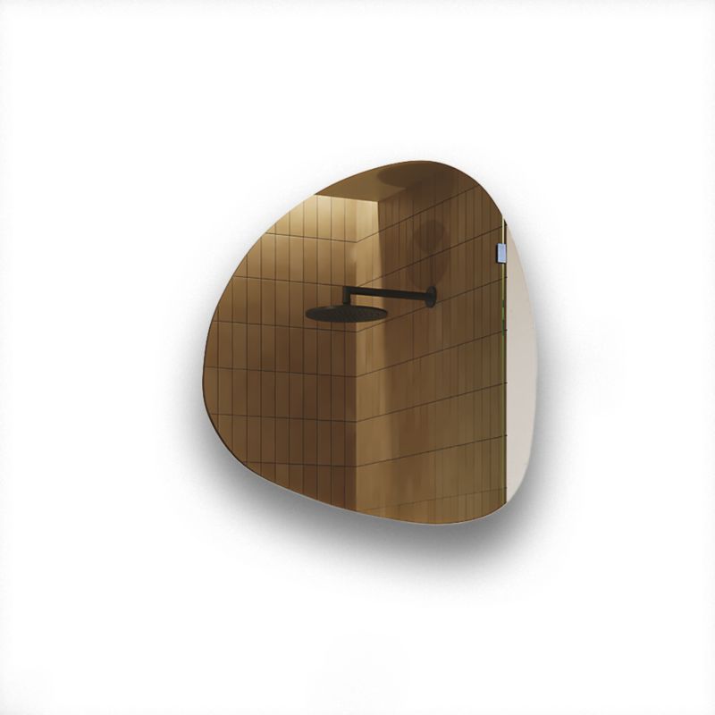 Lustro Nieregularne LED Artforma 54x54 Nowoczesne do Łazienki Barwa Zimna 1 szt.