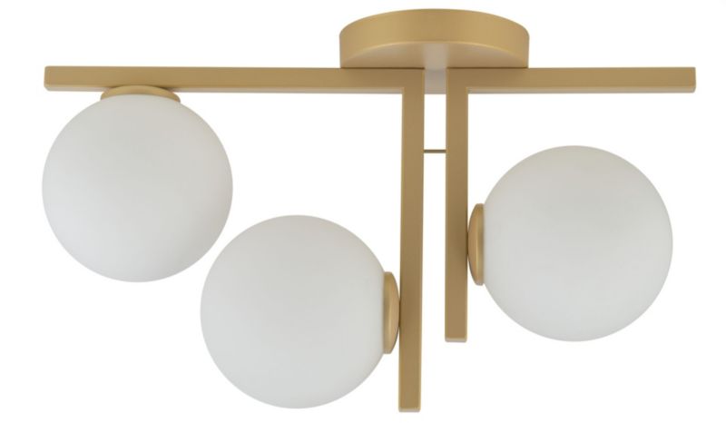 Lampa sufitowa wisząca Sigma Lighting Andy 7139 złoto-biała dekoracyjna 3xG9 x 1 szt.