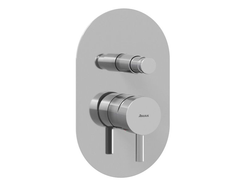 Bateria podtynkowa Ravak Espirit ES 061.00CR.O2 2-drożna z automatycznym przełącznikiem, chrom 1 szt