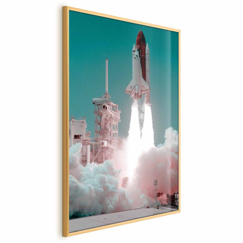 Plakat Artgeist Nowa era 40x60 cm z ramą złotą 1 szt