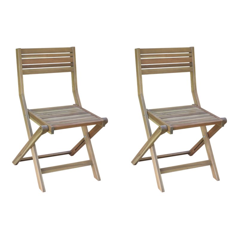 Krzesło składane GoodHome Lyco 2 szt.