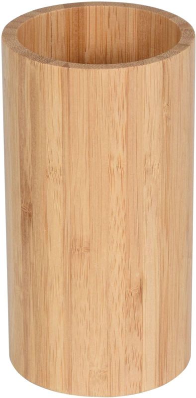 Kubek na szczoteczki BISK Umbra Plus bambus, 7,2 cm, wys. 13,5 cm, brązowy, 1 szt.