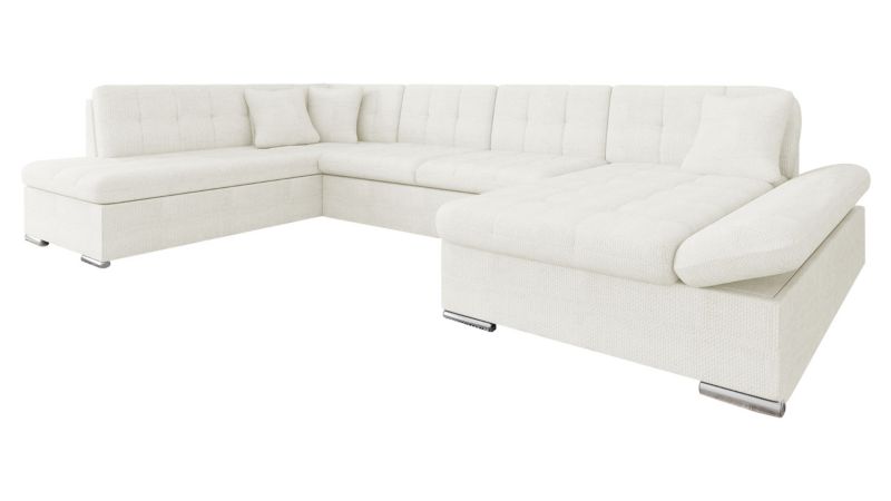 Narożnik z funkcją spania MIRJAN 24 Bergen prawy śmietankowy 1 szt.