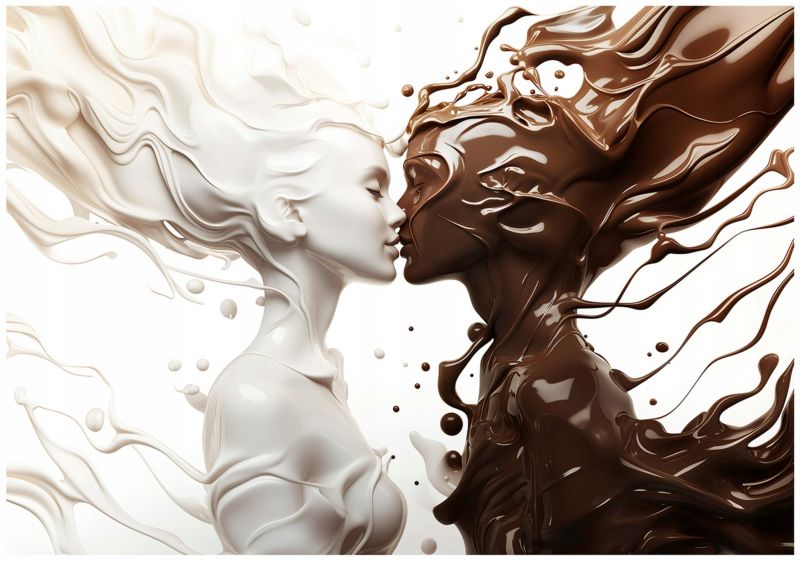 Fototapeta Na Flizelinie WALLARENA 400x280 cm Tapeta Ścienna Kobieta Abstrakcja 1 szt.