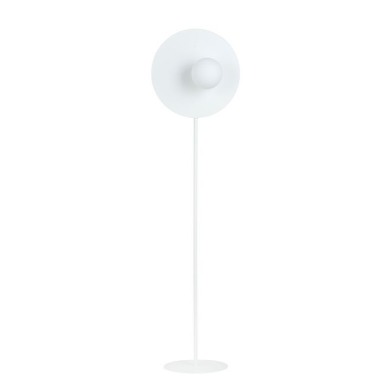 Lampa podłogowa stojąca Emibig Oslo biała 1 x E14 x 10W wym: 145 x 40 cm - 1 szt.