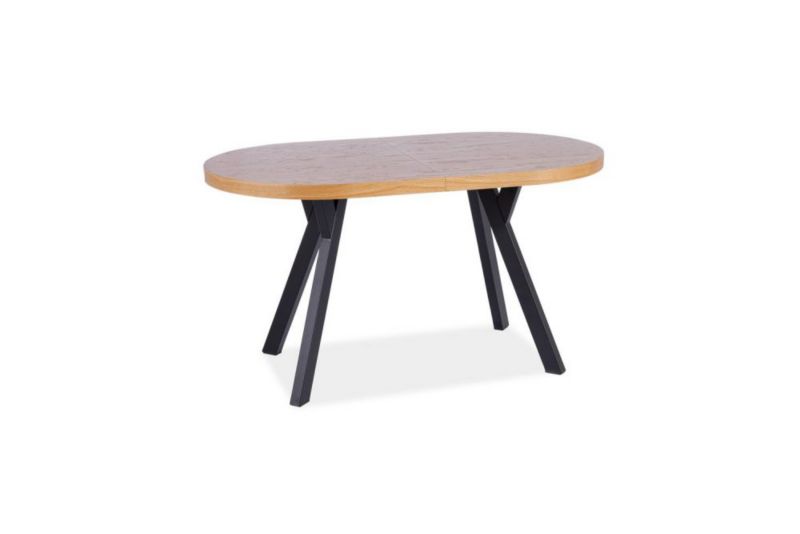 Stół Signal rozkładany DOMINGO II 140(272)x80 dąb/czarny 1 szt